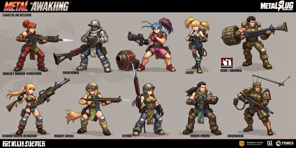 Metal Slug Awakening Characters List Game