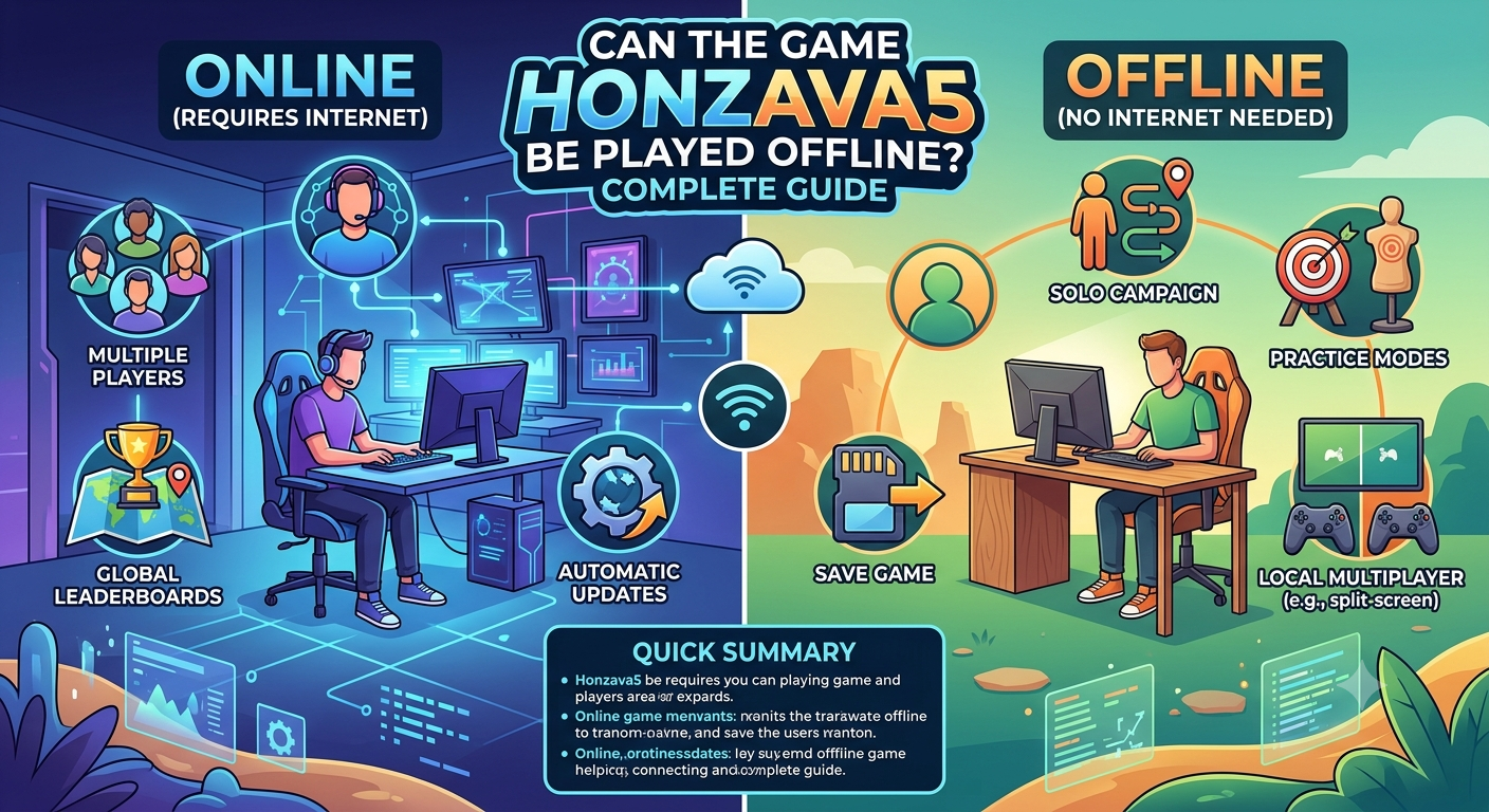 Can the Game Honzava5 Be Played Offline