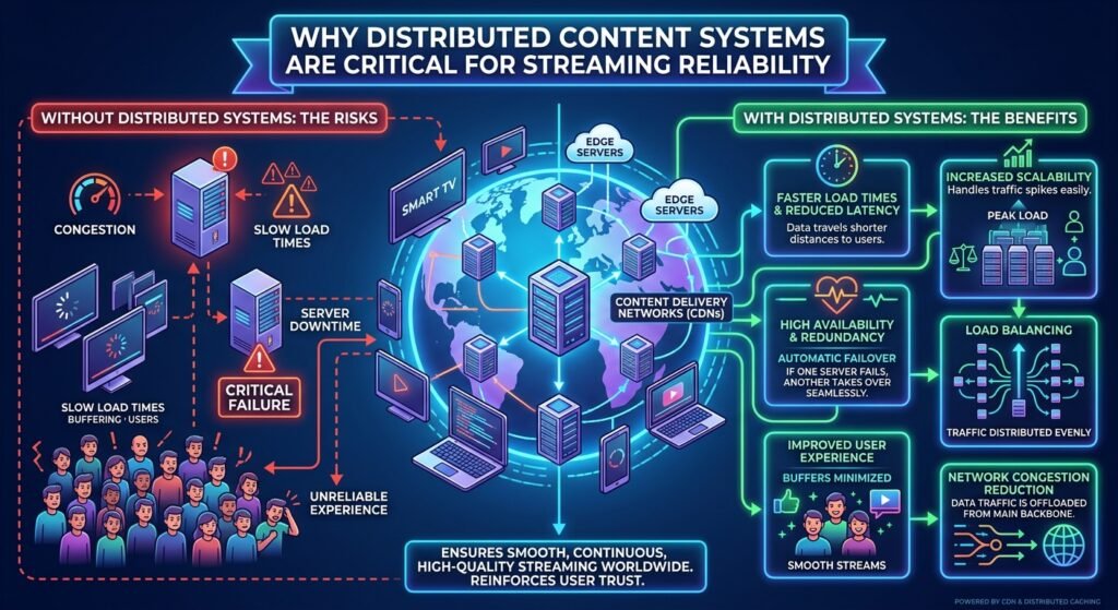 Why Distributed Content Systems Are Critical for Streaming Reliability